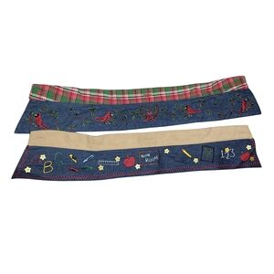 Interchangeable Embroidered Shirt Collar Set – Christmas & School Themes.